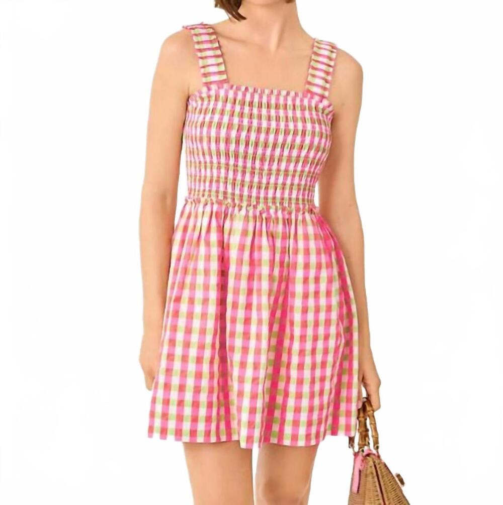 NEW LILLY PULITZER hadly skirted romper in cherry blossom pink summer lovin ging